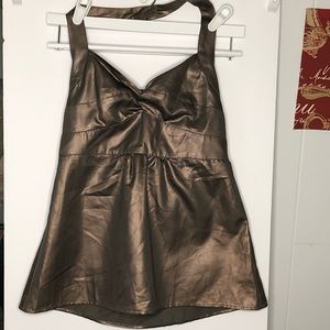 American eagle halter top copper size s